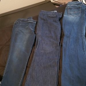 NY&Co Pull on skinny Jean & Button up bootleg Jean